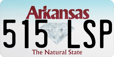 AR license plate 515LSP