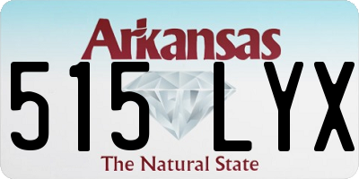 AR license plate 515LYX