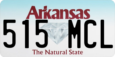 AR license plate 515MCL