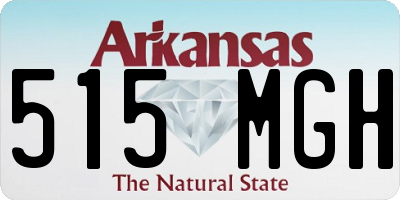 AR license plate 515MGH