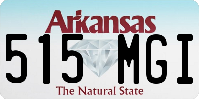 AR license plate 515MGI