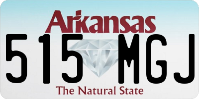 AR license plate 515MGJ