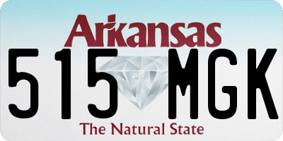 AR license plate 515MGK