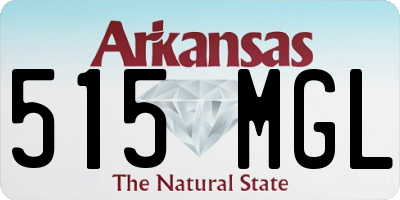 AR license plate 515MGL