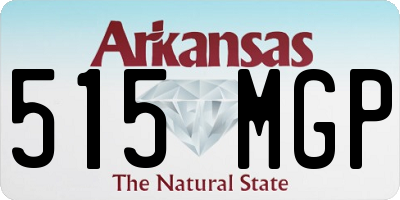 AR license plate 515MGP