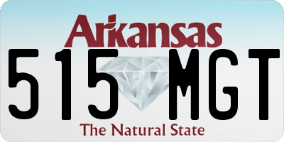 AR license plate 515MGT