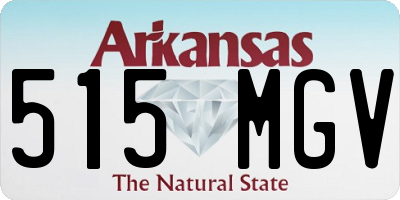 AR license plate 515MGV