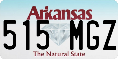AR license plate 515MGZ