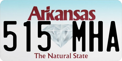 AR license plate 515MHA