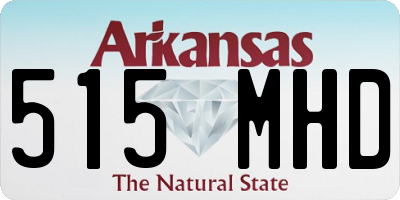 AR license plate 515MHD