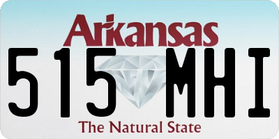 AR license plate 515MHI