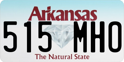 AR license plate 515MHO