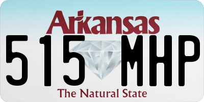 AR license plate 515MHP