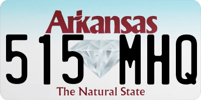 AR license plate 515MHQ