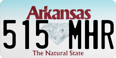 AR license plate 515MHR