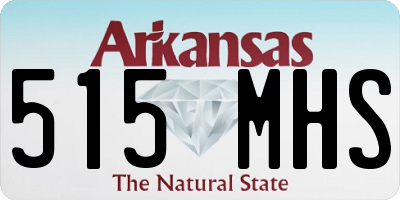 AR license plate 515MHS