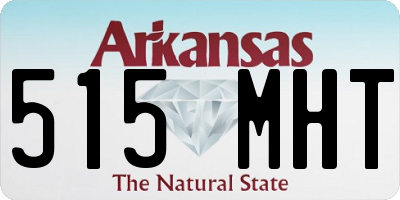 AR license plate 515MHT