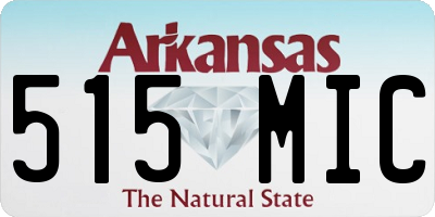 AR license plate 515MIC
