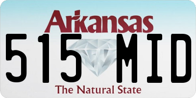 AR license plate 515MID