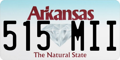 AR license plate 515MII