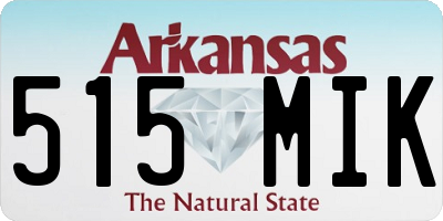 AR license plate 515MIK