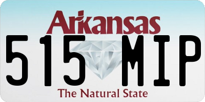AR license plate 515MIP