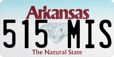 AR license plate 515MIS