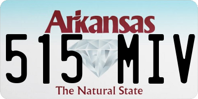 AR license plate 515MIV