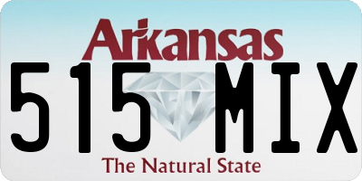AR license plate 515MIX