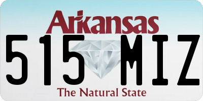 AR license plate 515MIZ