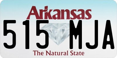 AR license plate 515MJA