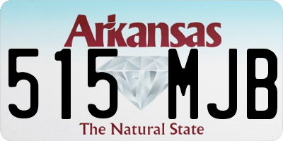 AR license plate 515MJB