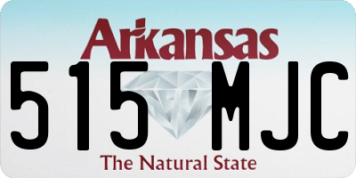 AR license plate 515MJC