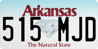 AR license plate 515MJD