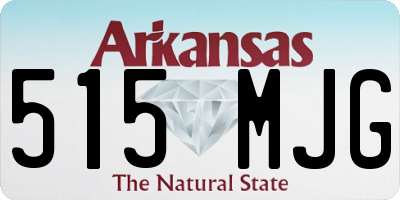 AR license plate 515MJG