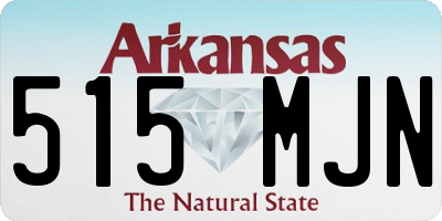 AR license plate 515MJN