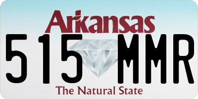 AR license plate 515MMR
