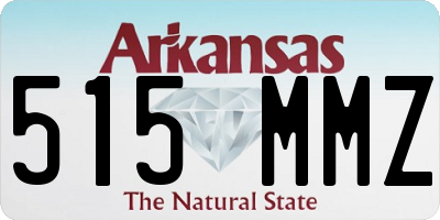 AR license plate 515MMZ