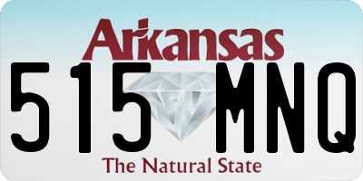 AR license plate 515MNQ