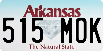 AR license plate 515MOK