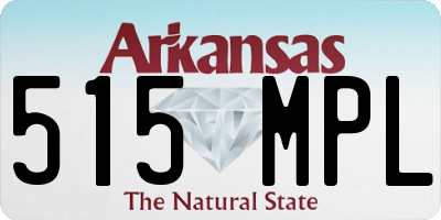 AR license plate 515MPL