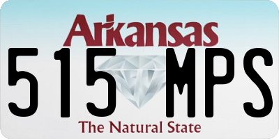 AR license plate 515MPS