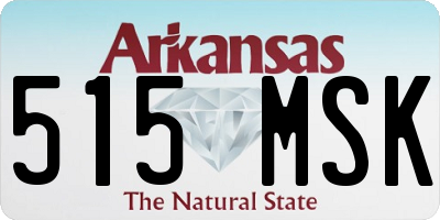 AR license plate 515MSK