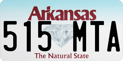 AR license plate 515MTA