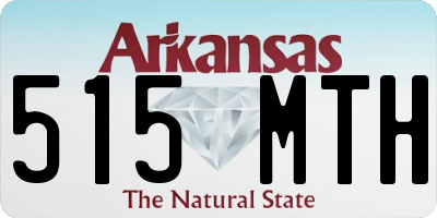 AR license plate 515MTH