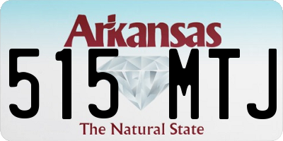 AR license plate 515MTJ