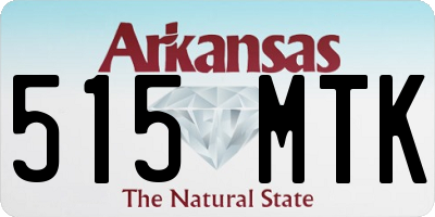 AR license plate 515MTK