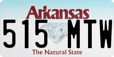 AR license plate 515MTW