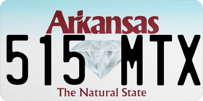 AR license plate 515MTX