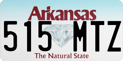 AR license plate 515MTZ